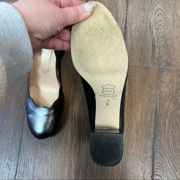 French sole FS/NY metallic gray wave heel - Picture 4 of 4